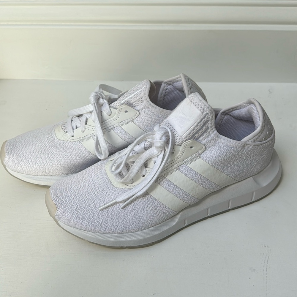White Adidas Running Shoe